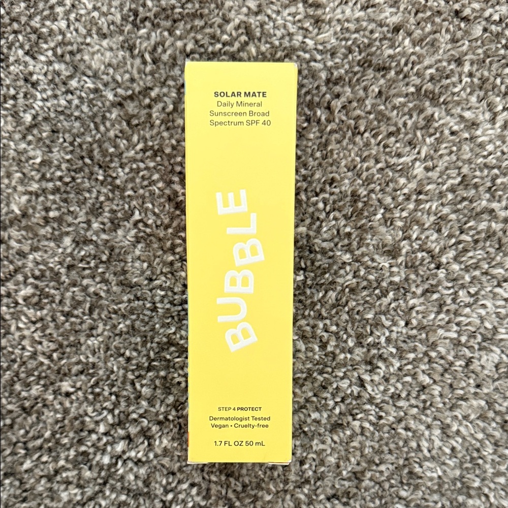 Bubble Solar Mate Daily Mineral Sunscreen SPF 40 - Yellow